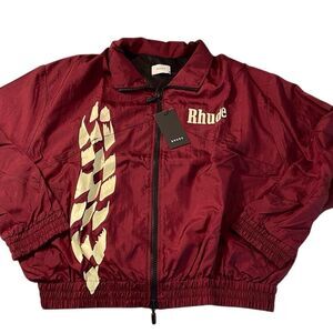 RHUDE Graphic Print Windbreaker